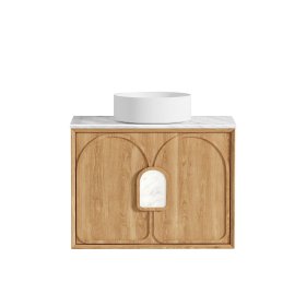 ArcQuay Laguna Mark Ii 750mm Woodland Oak Wall Hung Vanity