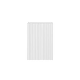 Laundry Kit 1715C Bondi Fluted White with Natural Carrara Marble Top