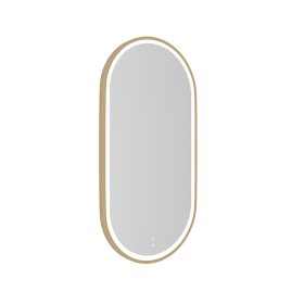 LED Noosa 900(H)x450(W) Gold Metal Frame Tuffi Mirror