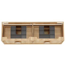Laguna Mark II 1500mm Woodland Oak Wall Hung Cabinet Only