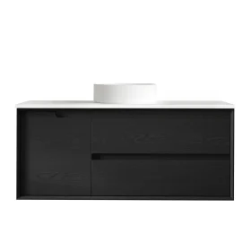 ArcQuay Marlo Black Laundry Pure White / Black – 650mm Laundry Cabinet
