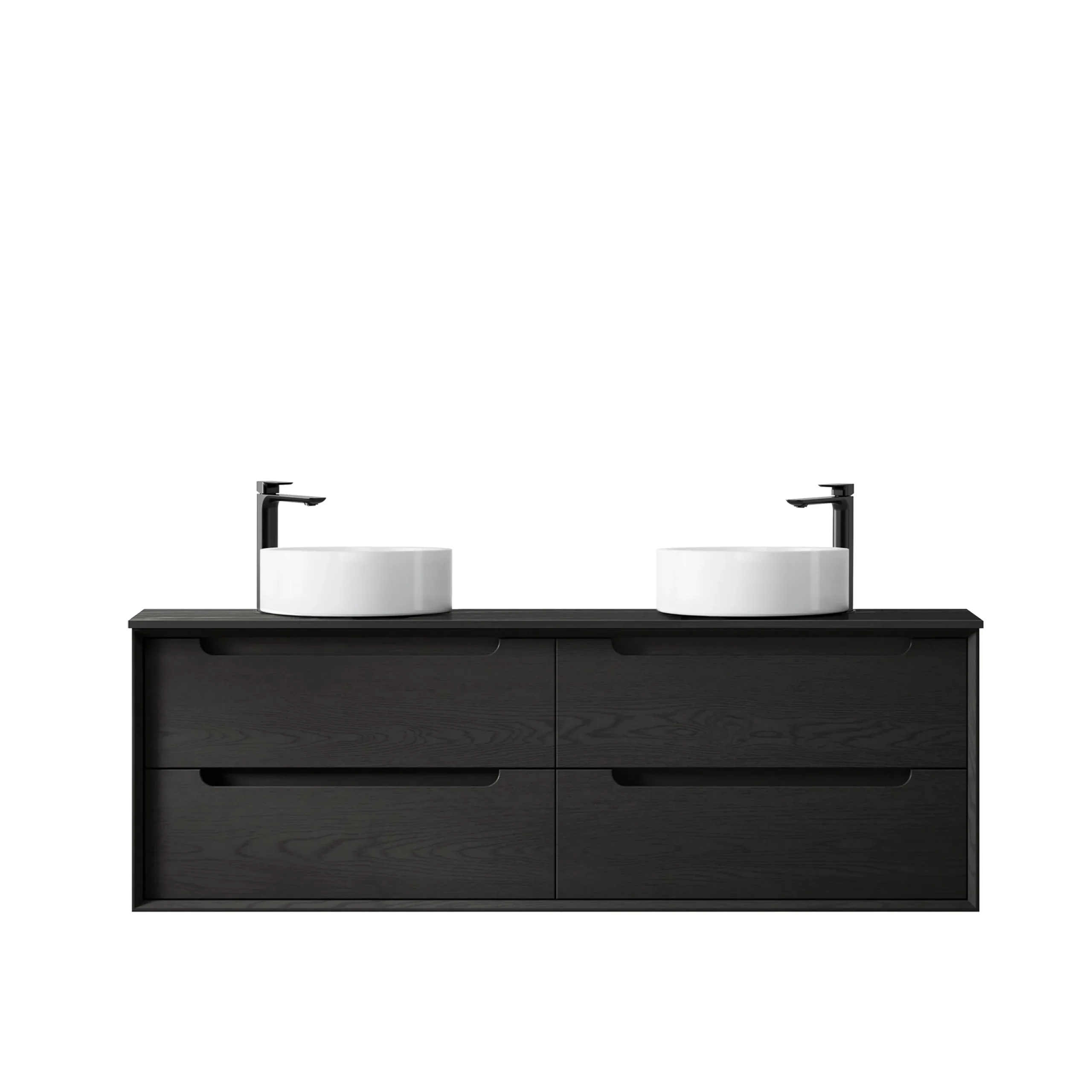 ArcQuay Hampshire Black Laundry Matte Black / Pure White – 650mm