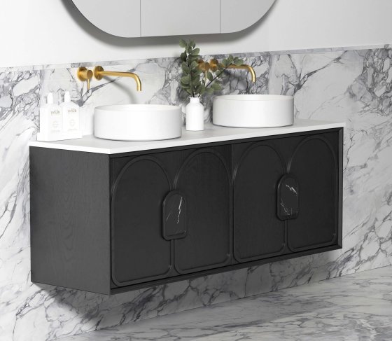 ArcQuay Hampshire Black Laundry Black – Laundry Cabinet
