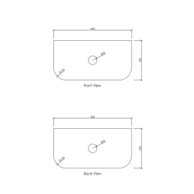 ArcQuay Hampshire White Laundry Pure White – 1300mm; 1060mm Laundry Cabinet