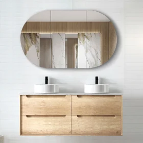 ArcQuay Byron/Bondi Natural Oak Laundry Natural Oak / Cloudy Carrara