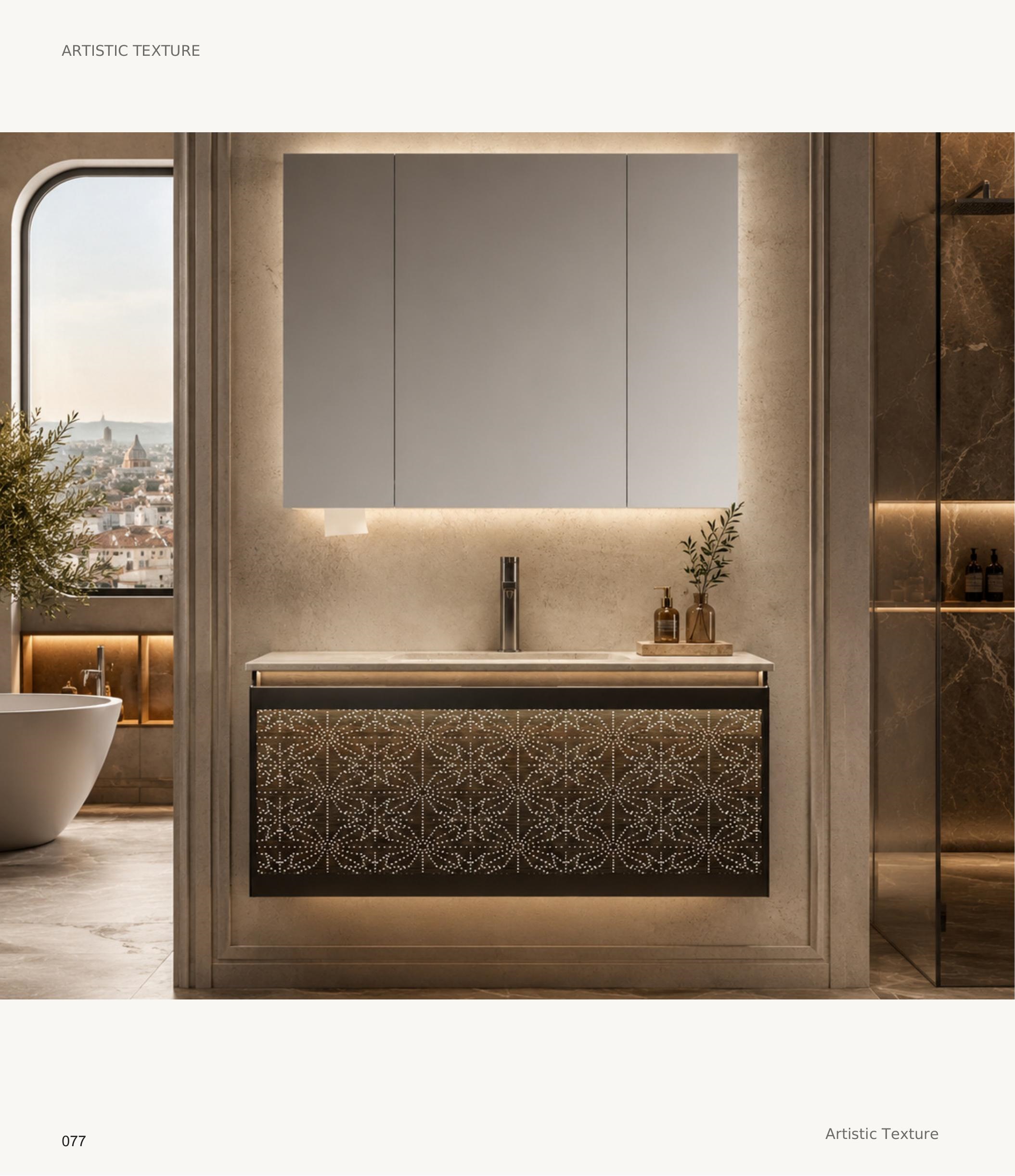 Bathroom vanity reference for a builder-led custom specification review