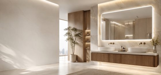Bathroom vanities and LED mirrors for Canadian trade and project buyers