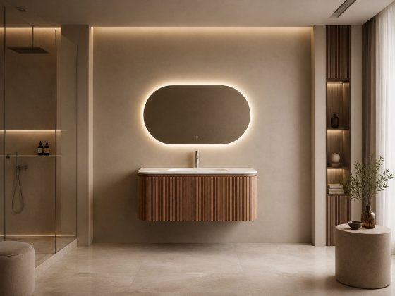 ArcQuay Moonlight 600mm White Wall Hung Cabinet