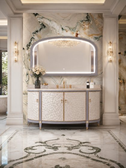 ArcQuay Marlo Fluted 900mm Matte Black Wall Hung Vanity