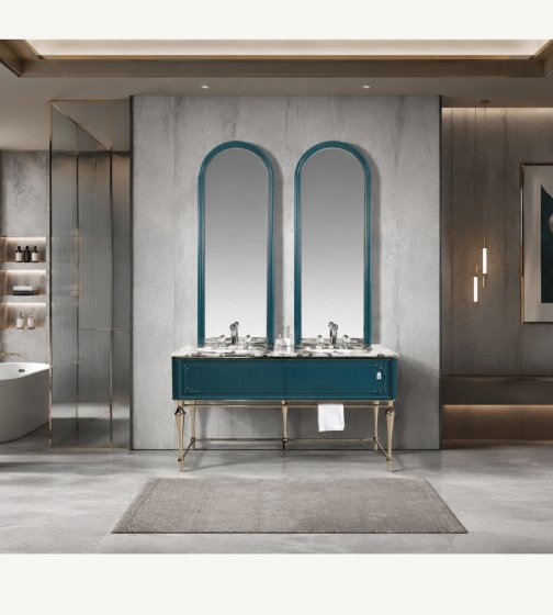 ArcQuay Marlo Fluted 750mm Matte Black Wall Hung Vanity