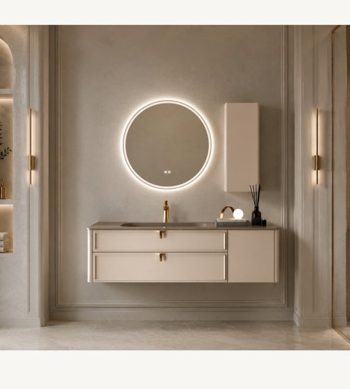 ArcQuay Moonlight 750mm White Wall Hung Cabinet