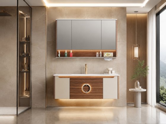 ArcQuay Noosa Fluted 1200mm Satin White Wall Hung Vanity