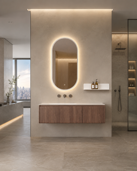 ArcQuay Daintree 1200mm wall-hung bathroom vanity front view