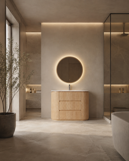 ArcQuay Ocean 800mm floor-standing bathroom vanity front view