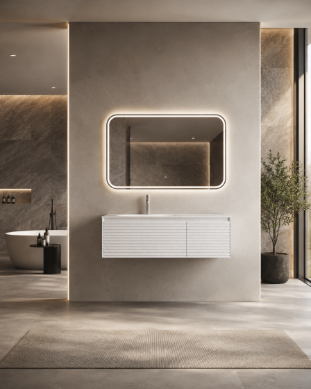 ArcQuay Torquay 1000mm wall-hung bathroom vanity front view