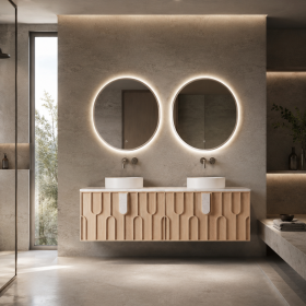ArcQuay Vincent Dual – 1500mm Wall-Hung Bathroom Vanity