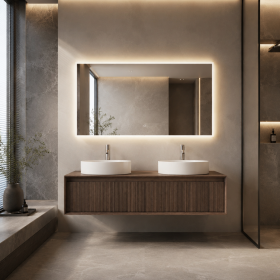 ArcQuay Bellarine Dual – 1400mm Wall-Hung Bathroom Vanity