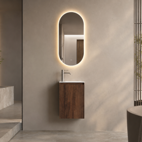 ArcQuay Kauri Slim 500mm wall-hung bathroom vanity front view