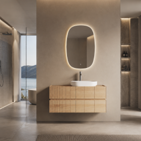 ArcQuay Merri Triple 1000mm wall-hung bathroom vanity front view