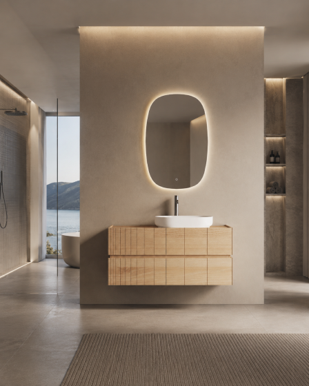 ArcQuay Merri Triple 1000mm wall-hung bathroom vanity front view