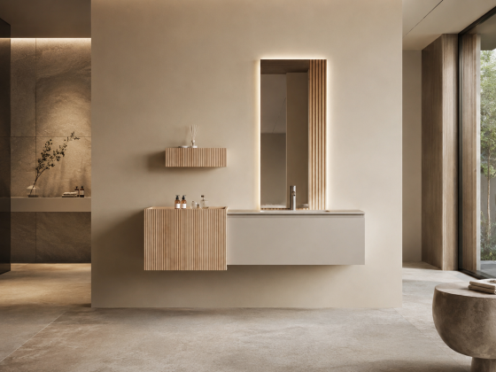 ArcQuay Orana Open 1200mm wall-hung bathroom vanity front view