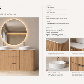 ArcQuay bathroom cabinet 42 - angle 6