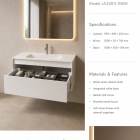 ArcQuay bathroom cabinet 44 - angle 4