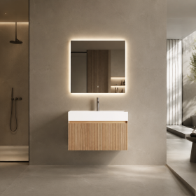 ArcQuay Tamarama 800mm wall-hung bathroom vanity front view
