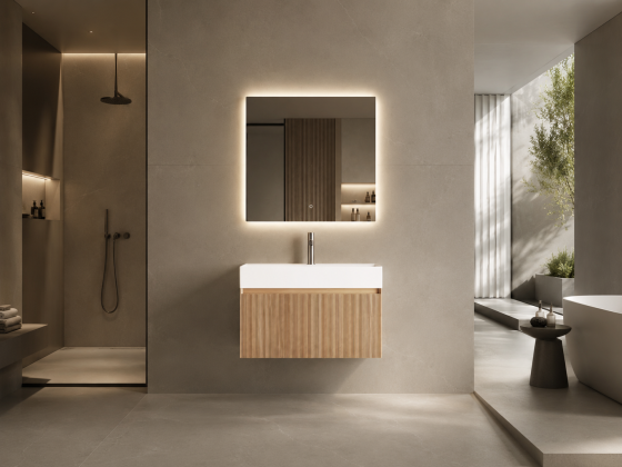 ArcQuay Tamarama 800mm wall-hung bathroom vanity front view