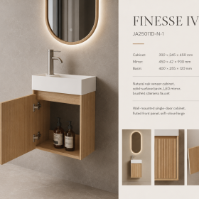 ArcQuay bathroom cabinet 48 - angle 4
