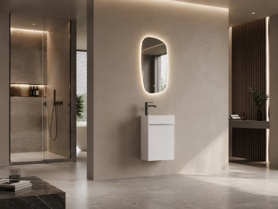 ArcQuay Willow Mini 500mm wall-hung bathroom vanity front view
