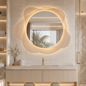 ArcQuay JMY-A0002 1024 × 1024 mm decorative LED bathroom mirror