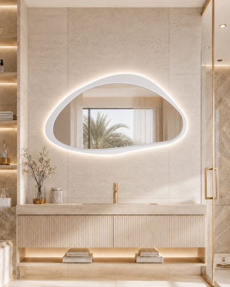 ArcQuay JMY-A0003 1000 × 600 mm decorative LED bathroom mirror