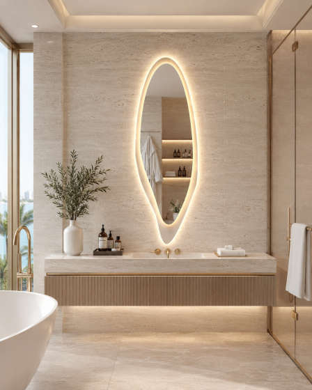 ArcQuay JMY-A0004 600 × 1500 mm decorative LED bathroom mirror
