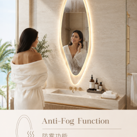 ArcQuay JMY-A0004 Acrylic LED Smart Mirror — product view 4