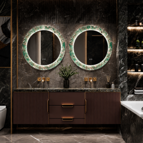 ArcQuay JMY-A0005 800 × 800 mm decorative LED bathroom mirror