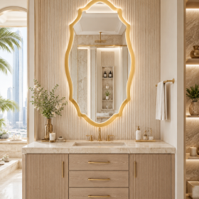 ArcQuay JMY-S0004 Stainless Steel LED Smart Mirror
