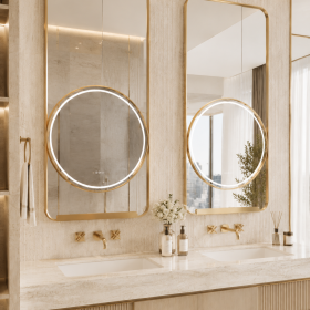 ArcQuay JMY-S0006 Stainless Steel LED Smart Mirror — product view 2