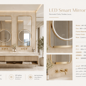 ArcQuay JMY-S0006 Stainless Steel LED Smart Mirror — product view 4