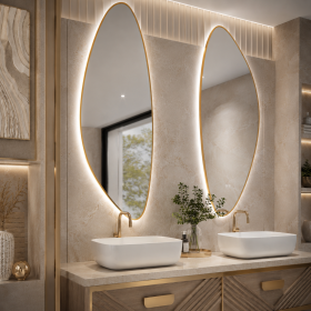 ArcQuay JMY-S0007 Stainless Steel LED Smart Mirror — product view 2