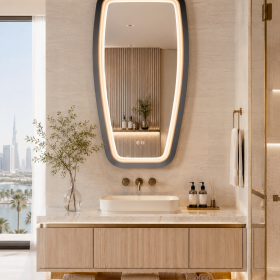 ArcQuay JMY-S0008 Stainless Steel LED Smart Mirror