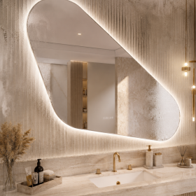ArcQuay JMY-S0009 Stainless Steel LED Smart Mirror — product view 3