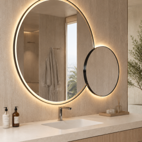 ArcQuay JMY-S0022 Stainless Steel LED Smart Mirror — product view 3