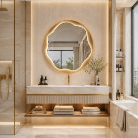 ArcQuay JMY-S0023 Stainless Steel LED Smart Mirror