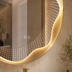 ArcQuay JMY-S0023 Stainless Steel LED Smart Mirror — product view 3