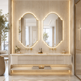 ArcQuay JMY-S0024 Stainless Steel LED Smart Mirror