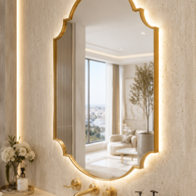 ArcQuay JMY-S0024 Stainless Steel LED Smart Mirror — product view 2