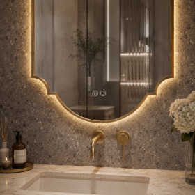 ArcQuay JMY-S0024 Stainless Steel LED Smart Mirror — product view 4