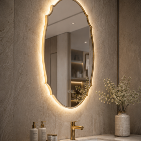 ArcQuay JMY-S0025 Stainless Steel LED Smart Mirror — product view 4