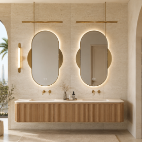 ArcQuay JMY-S0026 Stainless Steel LED Smart Mirror